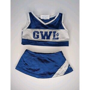 Build-A-Bear Blue/White Great Wolf Lodge Cheer Uniform